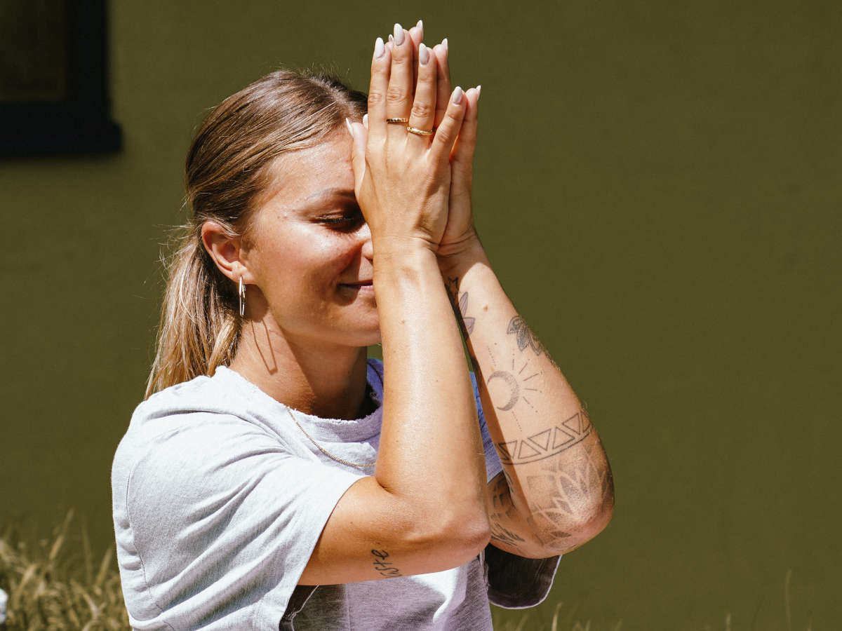 Kati Mairhofer, die Trainerin beim Yoga Retreat im Alpbacherhof