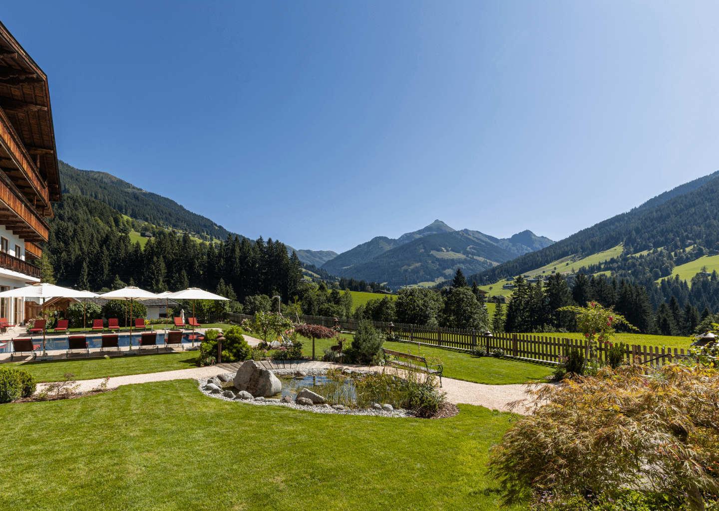 Garten Wellnesshotel Alpbacher Hof