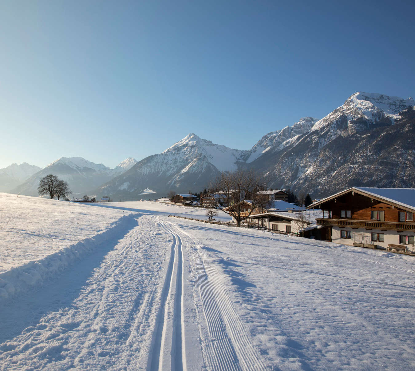 Langlaufloipe Hotel Tirol