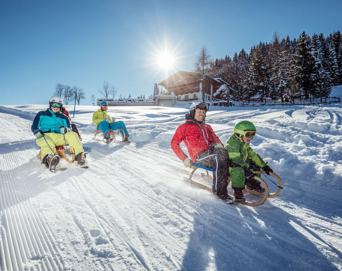 Rodeln in Alpbach