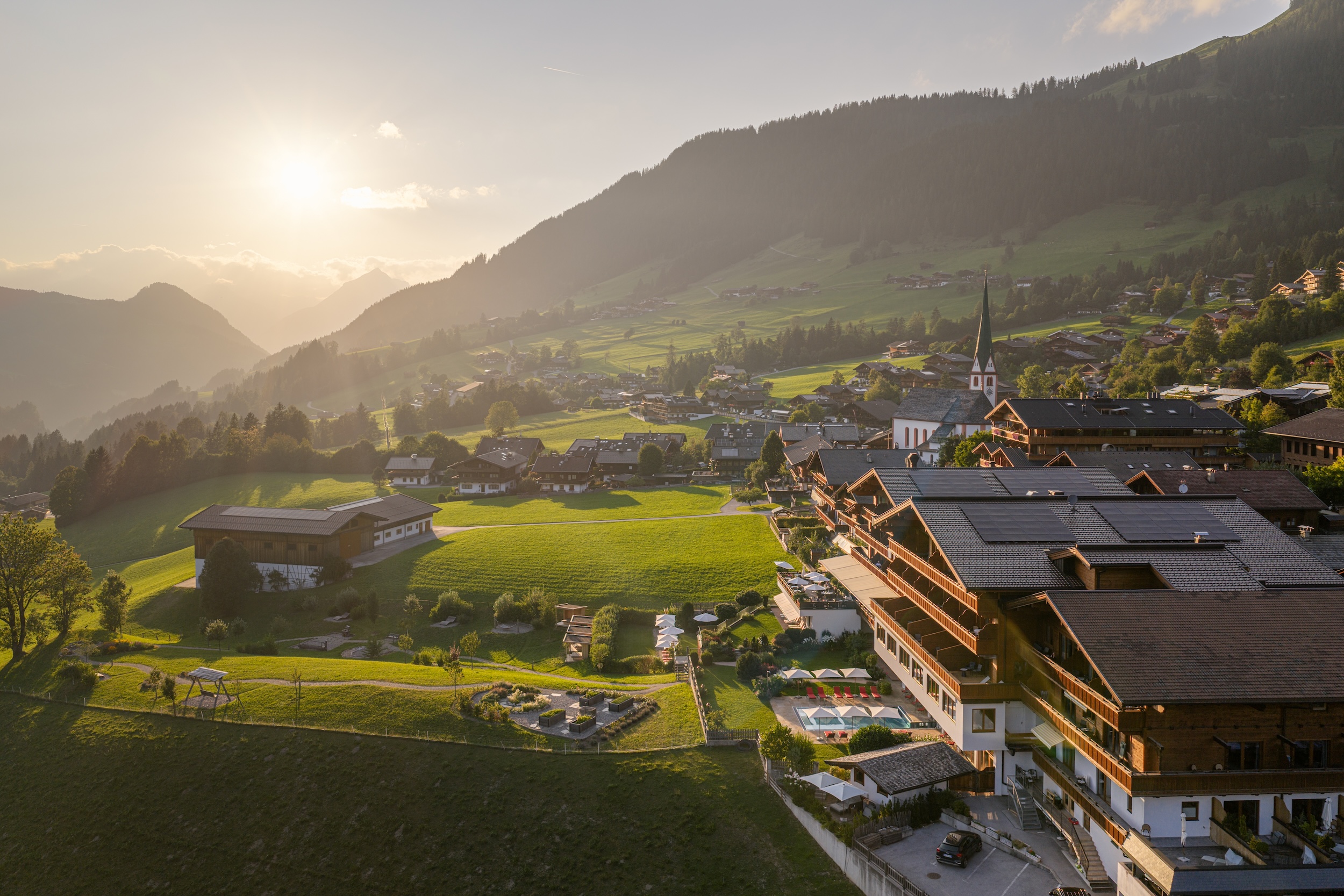 Außenansicht Panoramahotel Alpbacherhof in Tirol